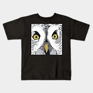 Eyes of a White Owl Kids T-Shirt